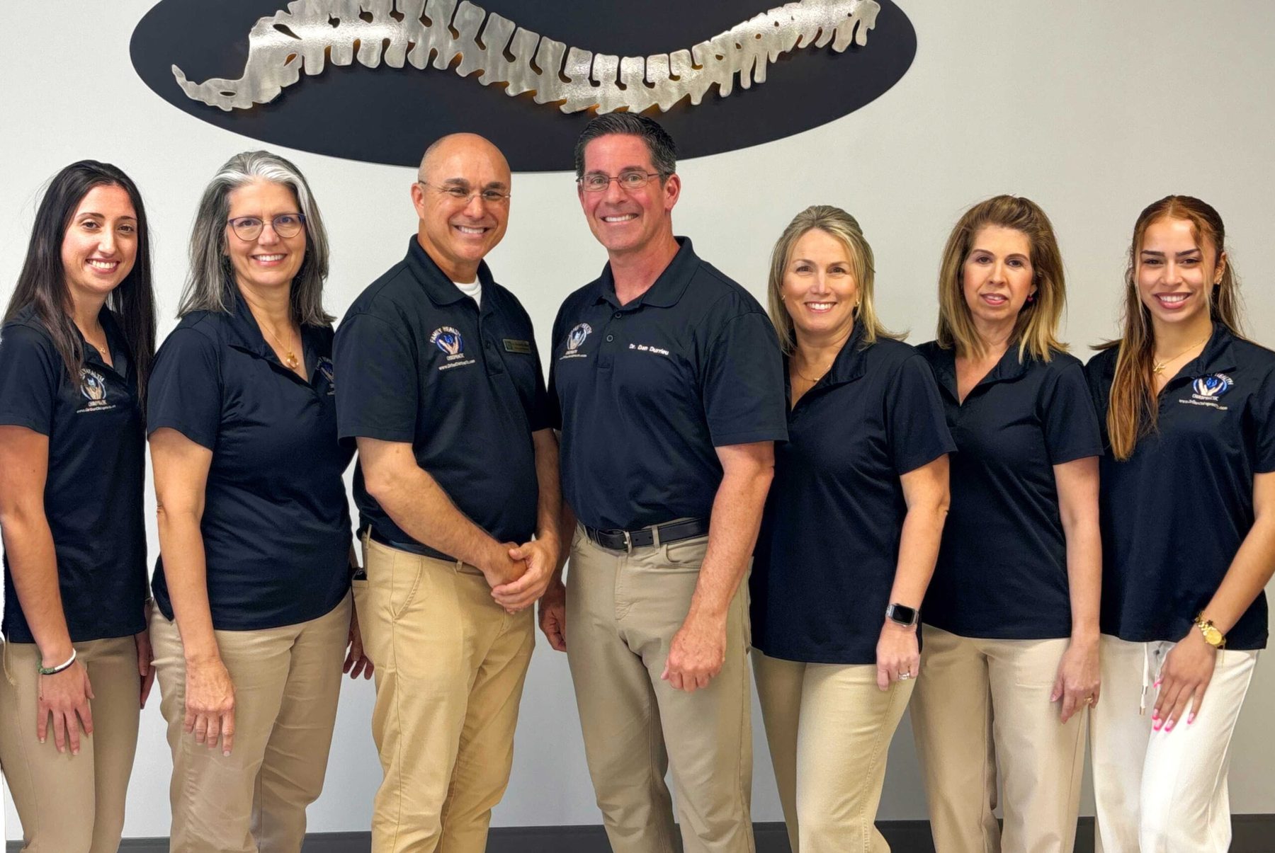 Dr. Dan Durrieu and the Family Health Chiropractic Center team